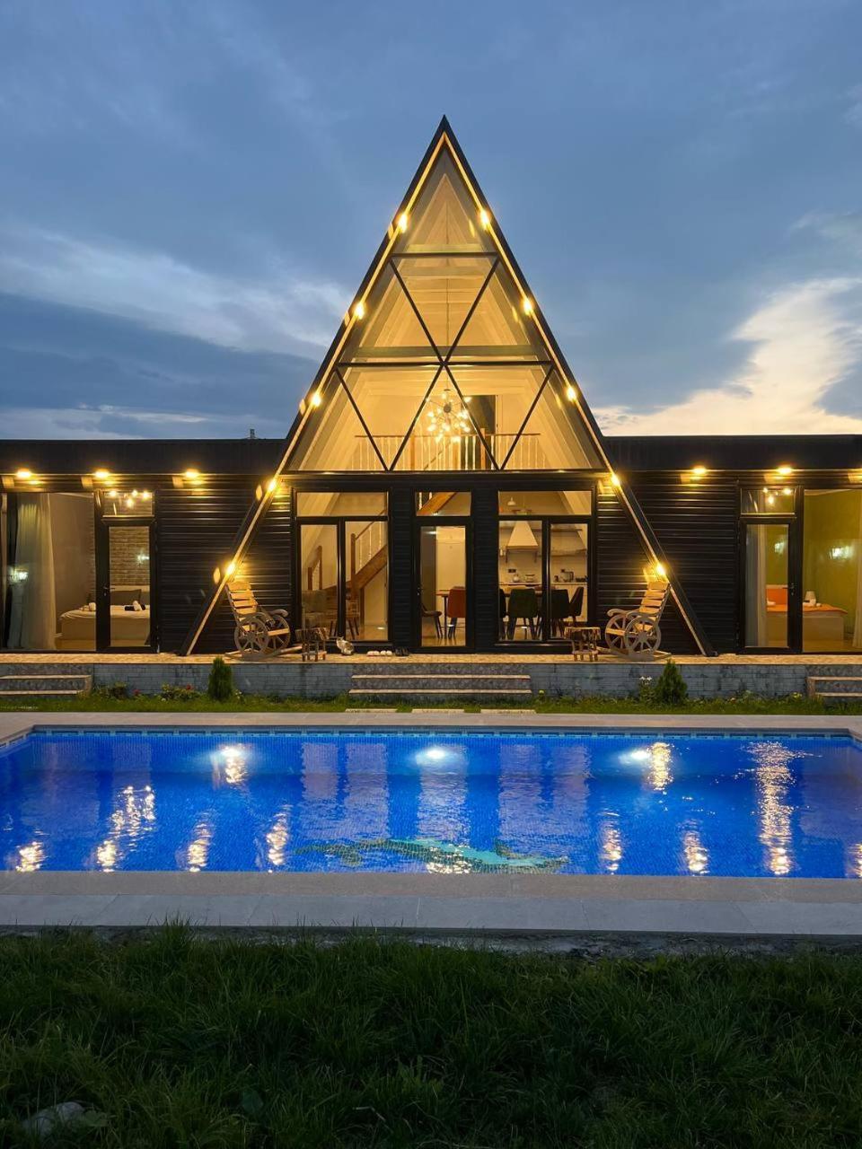 Qafqaz Mountside Chalet Gabala Esterno foto