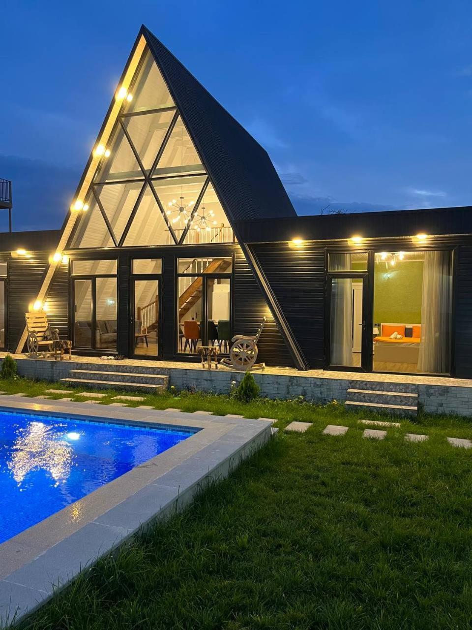 Qafqaz Mountside Chalet Gabala Esterno foto