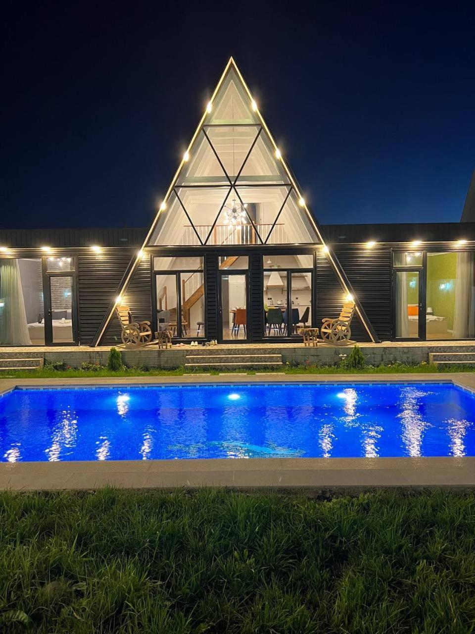 Qafqaz Mountside Chalet Gabala Esterno foto
