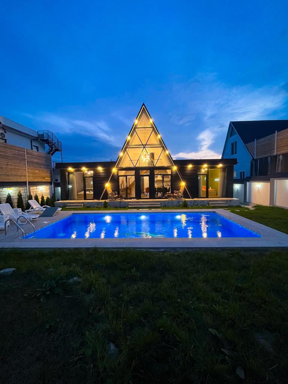 Qafqaz Mountside Chalet Gabala Esterno foto