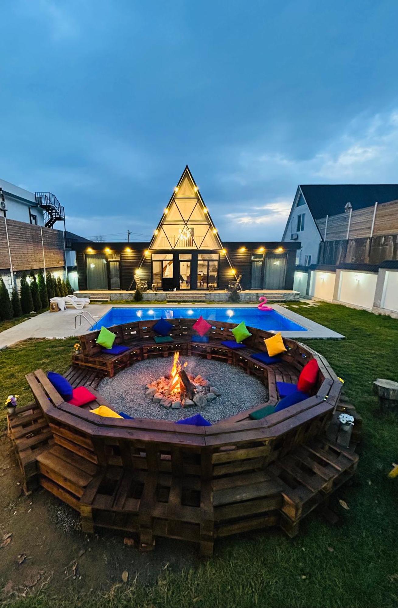 Qafqaz Mountside Chalet Gabala Esterno foto
